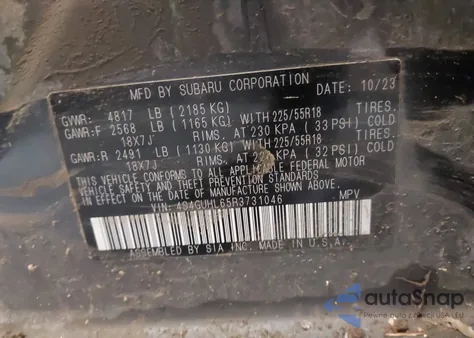 2024 Subaru Crosstrek Limited z USA, uszkodzony, nr VIN 4S4GUHL65R3731046